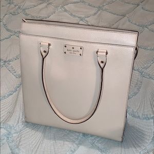 White Kate Spade bag